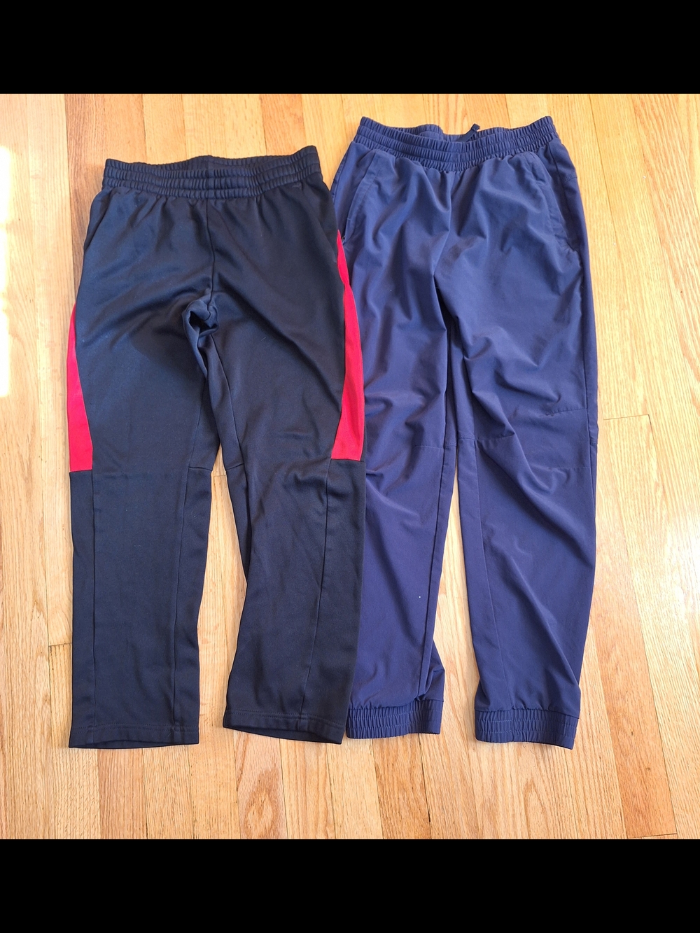 tek gear Kids Jogger Pants in Black with Red Accent & Navy